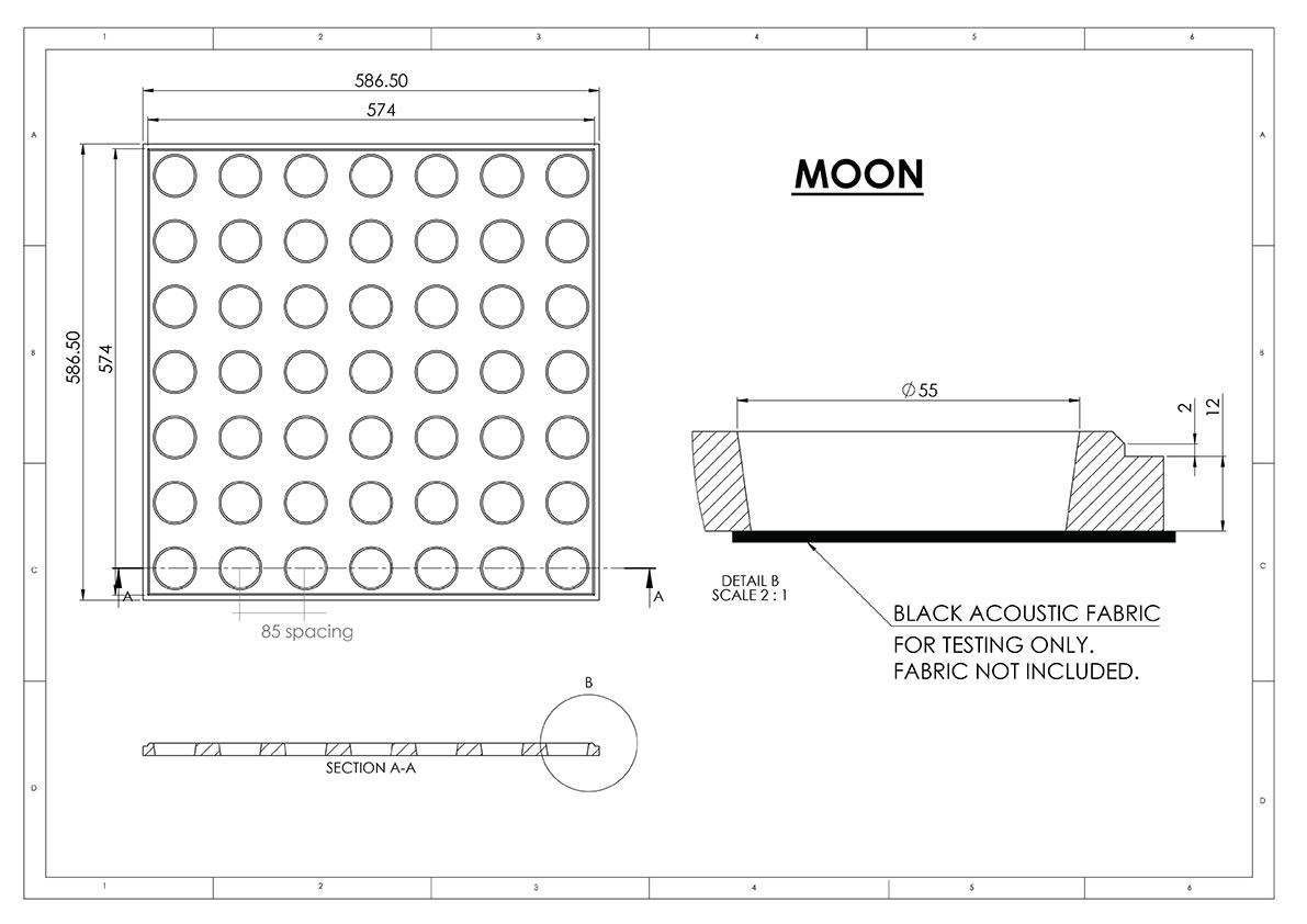 moon sound absorbtion