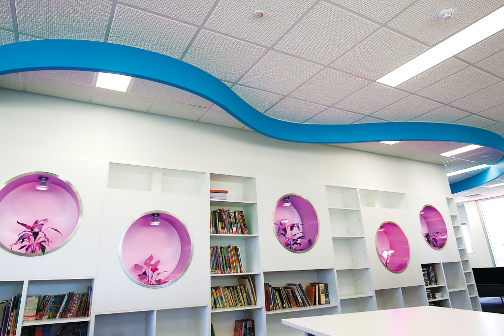 Acoustic tile in schools